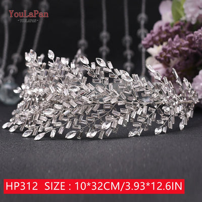 YouLaPan HP242 Wedding Headwear Headdresses for Girlfriend Fascinators Headband Bridal Hair Accessories Fashion Woman Tiara