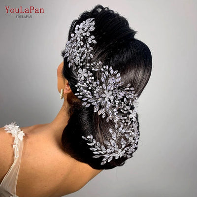 YouLaPan HP242 Wedding Headwear Headdresses for Girlfriend Fascinators Headband Bridal Hair Accessories Fashion Woman Tiara