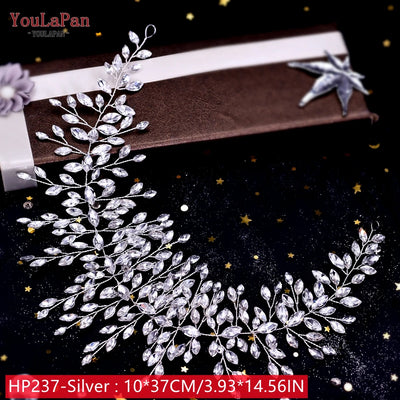 YouLaPan HP242 Wedding Headwear Headdresses for Girlfriend Fascinators Headband Bridal Hair Accessories Fashion Woman Tiara