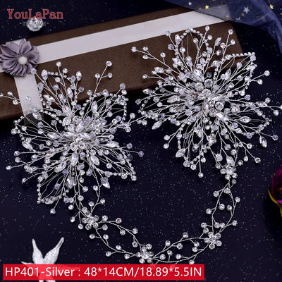 YouLaPan HP242 Wedding Headwear Headdresses for Girlfriend Fascinators Headband Bridal Hair Accessories Fashion Woman Tiara