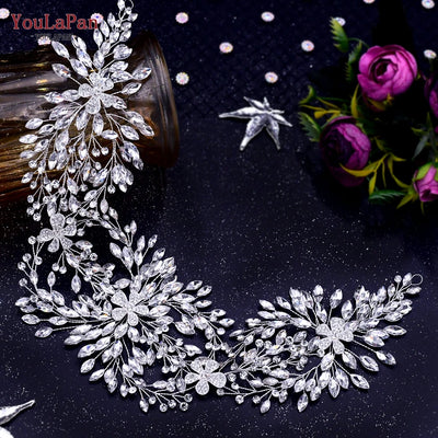 YouLaPan HP242 Wedding Headwear Headdresses for Girlfriend Fascinators Headband Bridal Hair Accessories Fashion Woman Tiara