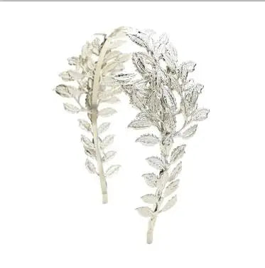 Bridal Hair Comb Greek Roman Baroque Goddess Olive Leaf Branch Headband Crown Headdress Bride Wedding Headband Jewelry