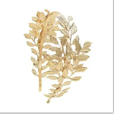 Bridal Hair Comb Greek Roman Baroque Goddess Olive Leaf Branch Headband Crown Headdress Bride Wedding Headband Jewelry