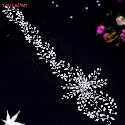 YouLaPan HP242 Wedding Headwear Headdresses for Girlfriend Fascinators Headband Bridal Hair Accessories Fashion Woman Tiara