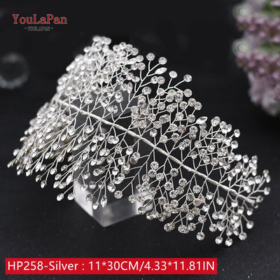 YouLaPan HP242 Wedding Headwear Headdresses for Girlfriend Fascinators Headband Bridal Hair Accessories Fashion Woman Tiara