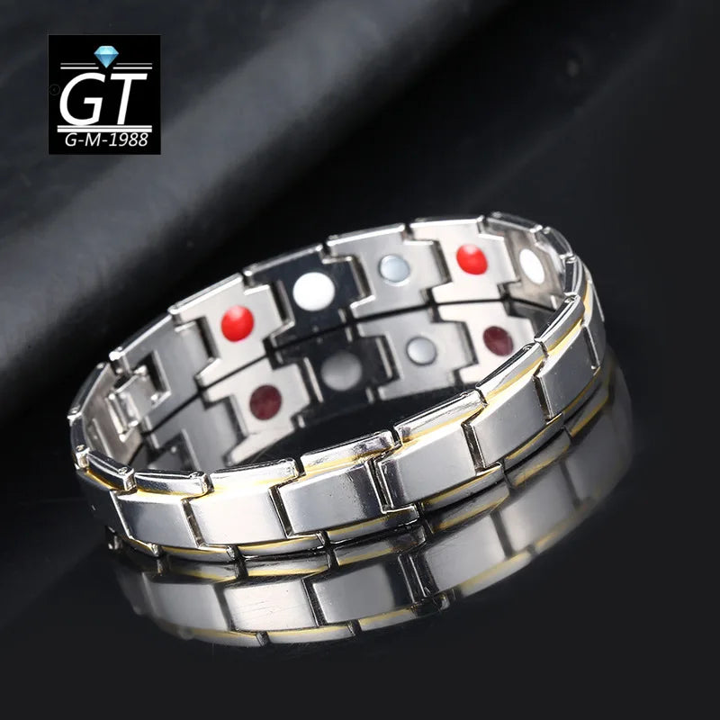 Therapy Arthritis Pain Relief Health Care Slimming Unisex Jewelry Men Women Therapeutic Energy Healing Magnetic Bracelet Bangle