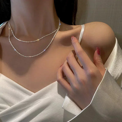 Подвеска На Шею Popular Necklace For Women Clavicle Chain Choker Fashion Jewelry Accessories Wedding Party Birthday Gift Pendant