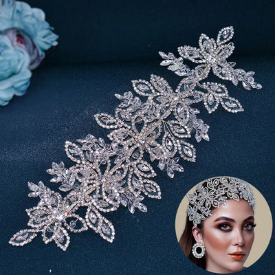 DZ087 Wedding Hair Accessories Crystal Bridal Tiara Crown Rhinetone Women Headpieces Party Head Jewelry Gift Bridesmaid Headwear