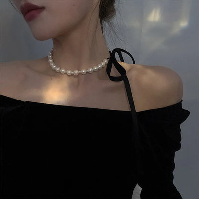 Luxury Necklace Free Shipping 2024 Double-layered Pearl Necklace for Women Fashionable Long Chain Dress Accessory