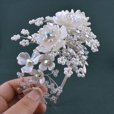 DZ030 Luxury Rhinestone Wedding Headband Bridal Headpieces Hair Accessories for Brides Women and Girls Bridesmaids Headdress