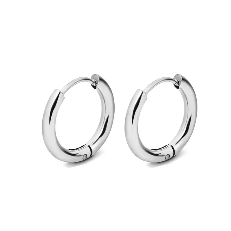 1 Pair Stainless Steel Hoop Earrings Women Men Gold Color Small Earrings Girl Jewelry Pendientes Mujer Aretes Cartilage Piercing