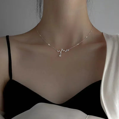 2024 New Women's Pearl Necklace Kpop Gold Color Beads Pendant Necklaces Goth Double Layer Chain Choker for Women Fashion Jewelry