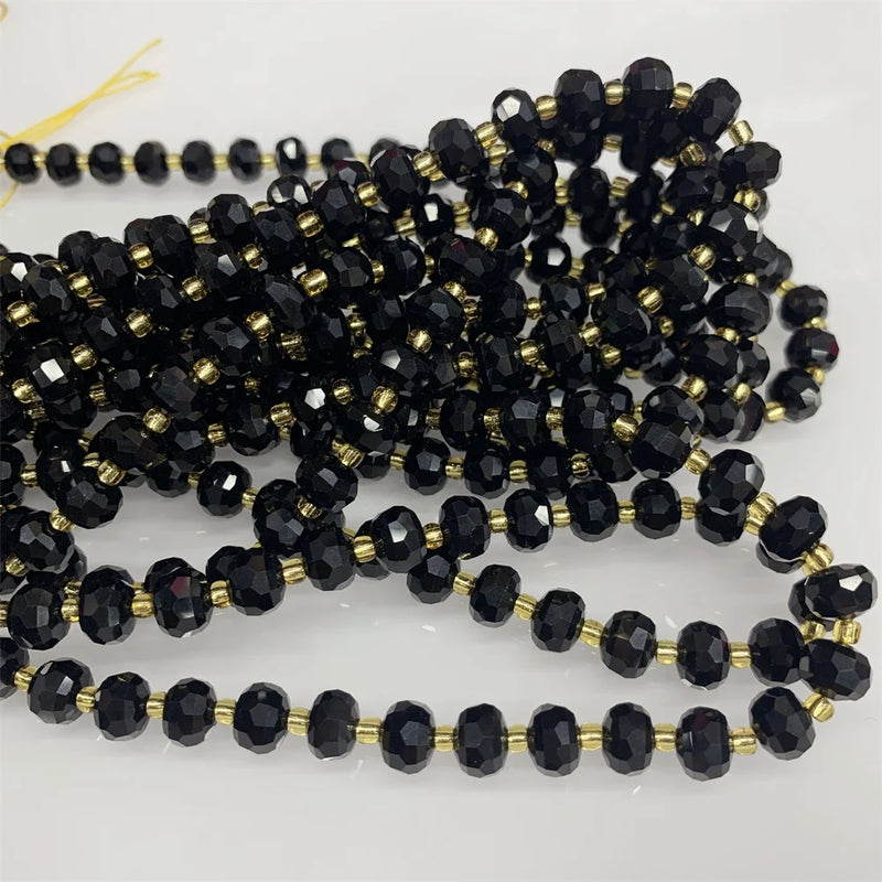 Natural AA Tree Agate 6x8mm Faceted Rondelle Beads Wholesale Gemstones for Jewelry Making DIY Bracelet Necklace 15"