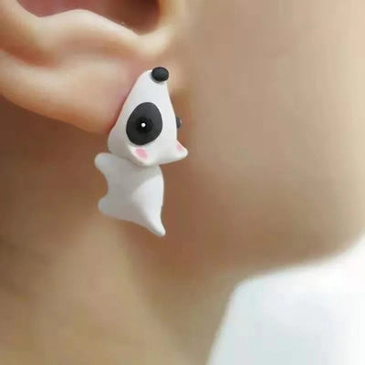 New Fashion Handmade Cartoon 3D Polymer Clay Animal Earrings Women Cute Cat Stud Earring Ear Stud Jewelry Girls