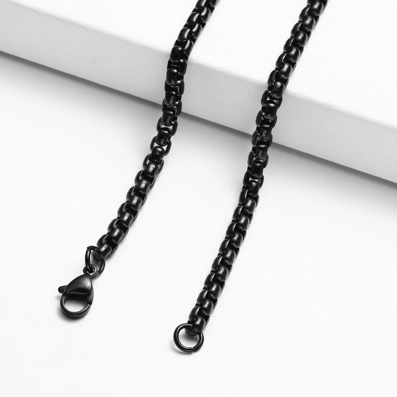 HNSP Stainless Steel Chain Necklace For Men Jewelry Pendant Accessories Male Neck Chains