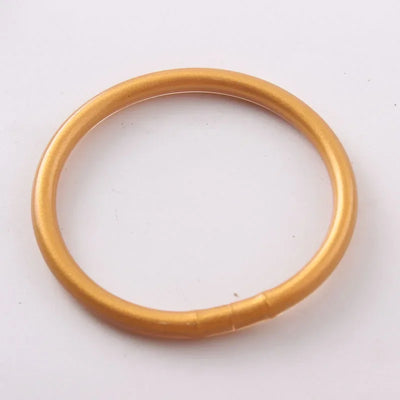 Shiny Gold Color Buddhist Jelly Bracelet Lucky Charm Temple Lucky Symbol Jewelry Gift For Women