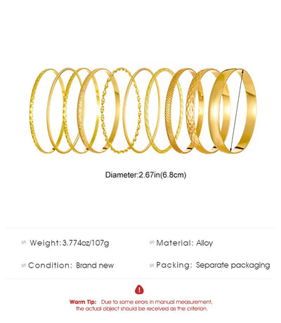 Fashion Stainless Steel Bracelets for Women Men Twist Texture Bangles Gold Silver Color Jewelry Statement Streetwear Goth Gifts