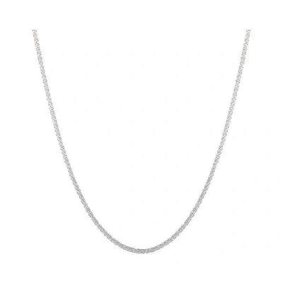 2023 New Popular Silver Colour Sparkling Clavicle Chain Choker Necklace For Women Fine Jewelry Wedding Party Gift