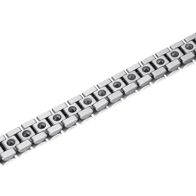 WelMag Germanium Bracelet For Women & Men Stainless Steel Health Energy Fashion Jewelry Gifts