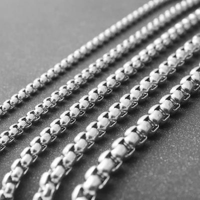 HNSP Stainless Steel Chain Necklace For Men Jewelry Pendant Accessories Male Neck Chains