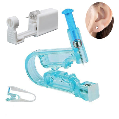 20PCS Blue Ear Piercing Gun Kit Asepsis Disposable Healthy Safety Nose Earring Piercer Tool Set Machine Kit Studs Body Jewelry