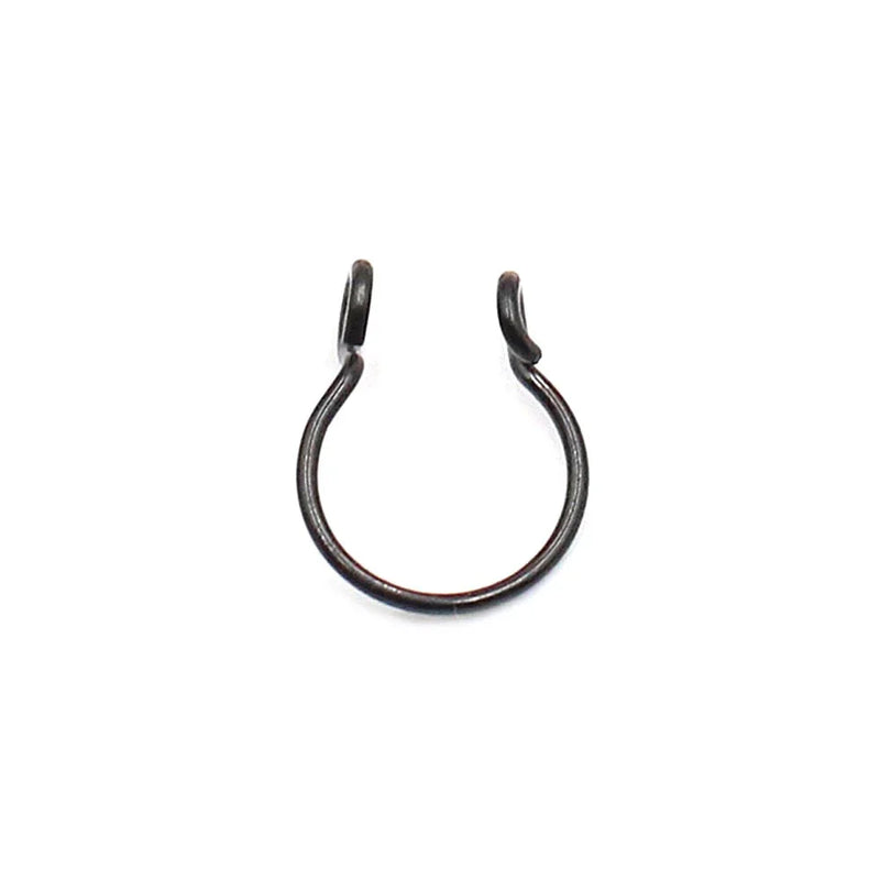 2 Sizes U Shaped Fake Nose Ring Hoop Septum Rings Stainless Steel Nose Piercing Fake Piercing Oreja Pircing Jewelry