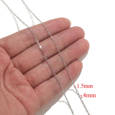 2meters Lips Beads Chain Stainless Steel Cable Chains For Jewelry Making DIY Necklace Bracelet Accessories Gold Chain Findings