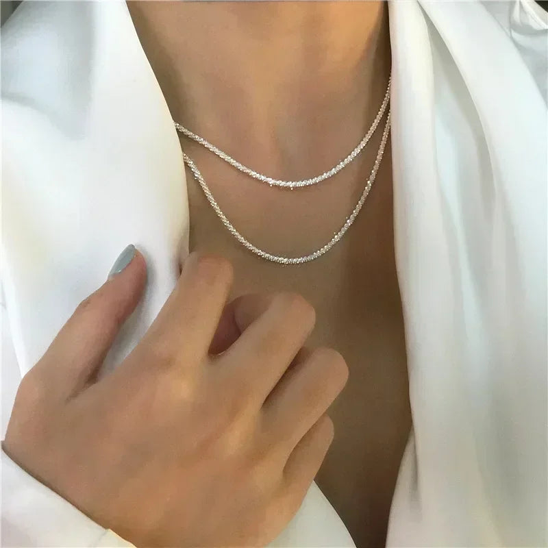 Подвеска На Шею Popular Necklace For Women Clavicle Chain Choker Fashion Jewelry Accessories Wedding Party Birthday Gift Pendant