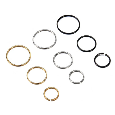 3pcs Stainless Steel Rings Nose Hoop Ear Piercing Tragus Minimalist Nose Rings Ear Cartiliage Tragus Sexy Piercing Body Jewelry