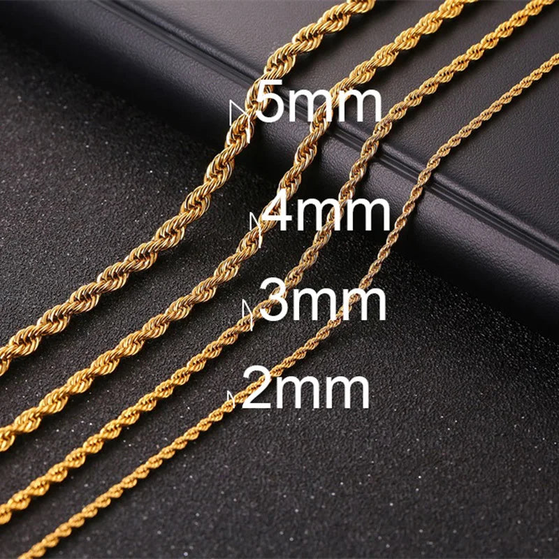 3-11mm Cuban Chain Necklaces for Men Women,Punk Stainless Steel Curb Link Chain Collar,Jewelry Gift for Dad Husband BFF Birthday