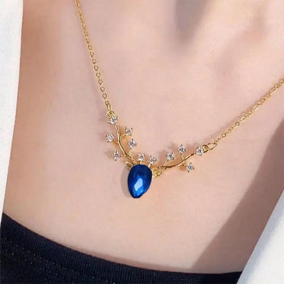 Clavicle Chain Elegant Fashion Fashionable Sparkling Pendant Necklace Niche Neck Accessories There Must Be Necklace