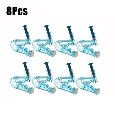 20PCS Blue Ear Piercing Gun Kit Asepsis Disposable Healthy Safety Nose Earring Piercer Tool Set Machine Kit Studs Body Jewelry