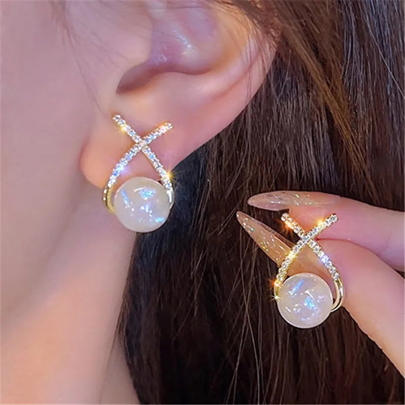 Fashion Punk Irregular Liquid Earrings Hip-Hop Personality Metal Hollow Earrings Clip Girls Party Jewelry Gifts Y2K Accessories