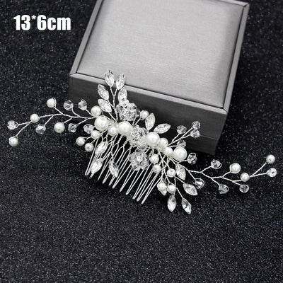 Elegant Pearl Crystal Hairpin Wedding Bridal U-shaped Metal Hair Comb Forks for Women Hairstyle Clips Jewelry Accessories 20pcs