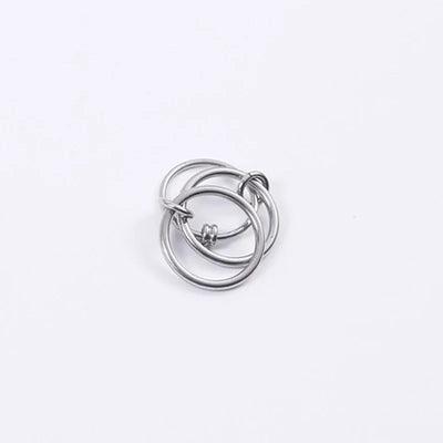 E.B.belle Multiple Layers Strand Loop Indext Finger Rings for Women Lead&nickle Free Stainless Steel Gold Plated Ring