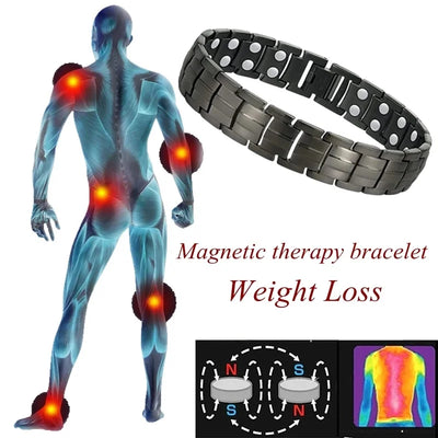 Therapy Arthritis Pain Relief Health Care Slimming Unisex Jewelry Men Women Therapeutic Energy Healing Magnetic Bracelet Bangle