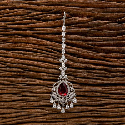 Stonefans Elegant Zircon Maang Tikka for Women Indian Head Jewelry Ethnic Headdress Water Drop Bridal Forehead Chain Handcrafted