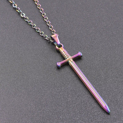 GLOWCAT Ancient Egypt Anke Cross Pendant Necklaces For Women Men Accessories No Fade Simple Stainless Steel Necklace Choker Gift