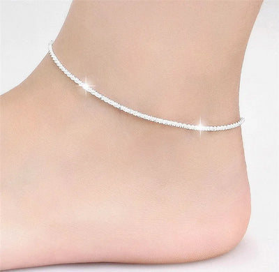 2023 New Popular Silver Colour Sparkling Clavicle Chain Choker Necklace For Women Fine Jewelry Wedding Party Gift