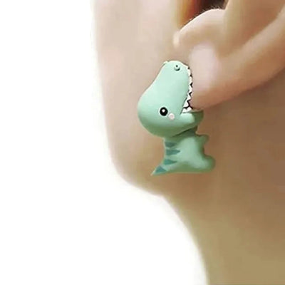 New Fashion Handmade Cartoon 3D Polymer Clay Animal Earrings Women Cute Cat Stud Earring Ear Stud Jewelry Girls