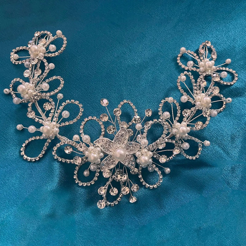 DZ087 Wedding Hair Accessories Crystal Bridal Tiara Crown Rhinetone Women Headpieces Party Head Jewelry Gift Bridesmaid Headwear