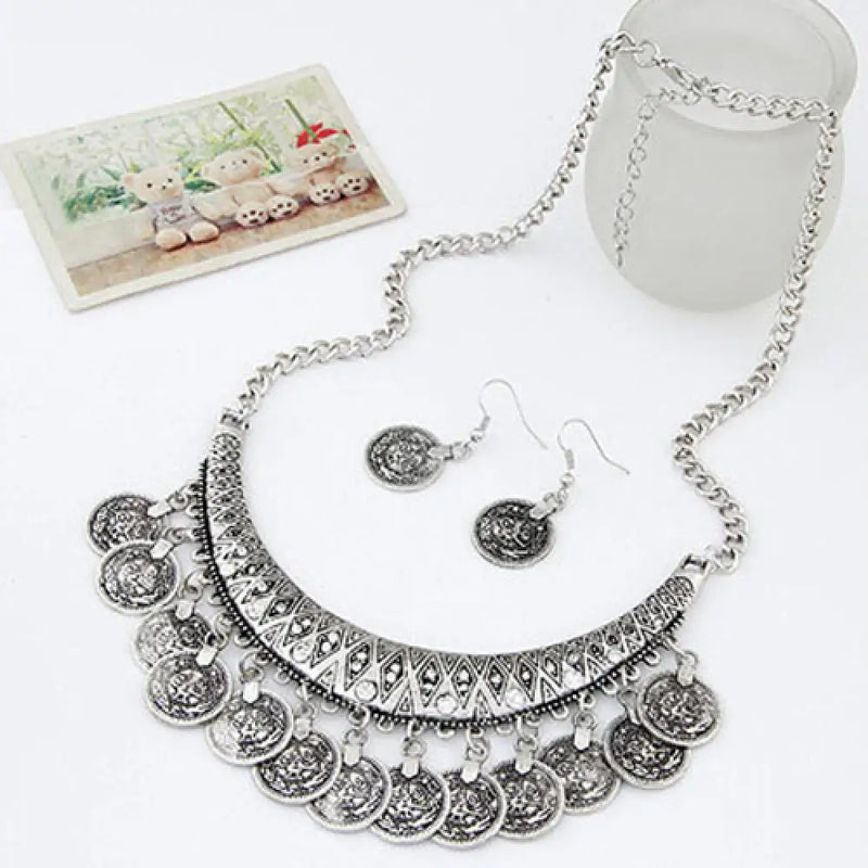 3pcs/set Jewelry Sets Pendant Necklace Earrings Jewelry Set Women&