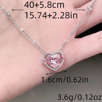 New Red Heart Patchwork Star Tassel Necklaces Women Premium Sense Sweet Cool Y2K Luxury Hundred Necklace Party Jewelry Gifts