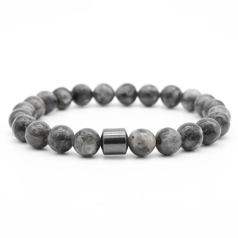 Tiger Eyes Natural Stone Beads Handmade Men Magnetic Hematite Accessory Bracelets for Boyfriend Father Gift